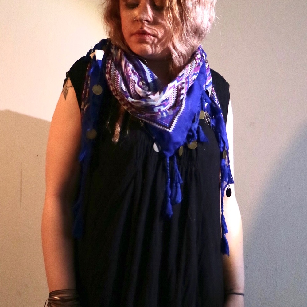 Boho Coin Scarf